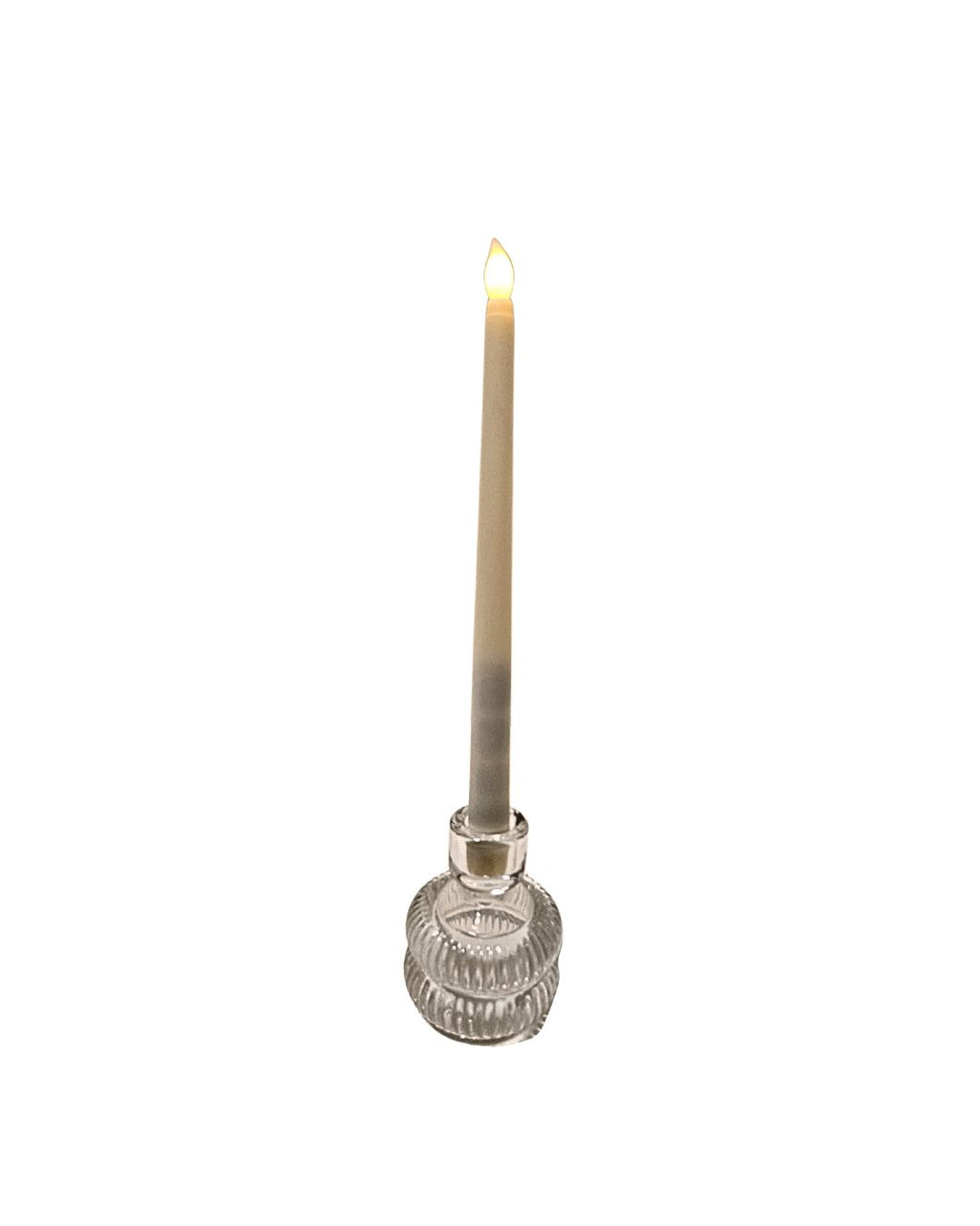 Classic Cream Christmas LED Taper Candle