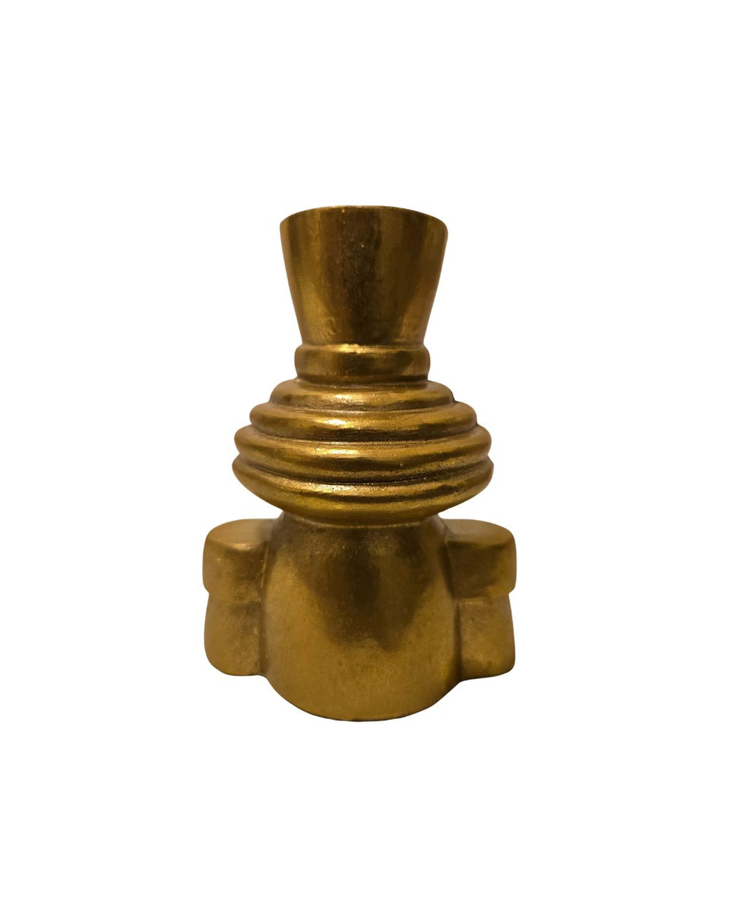 Vintage Gold Nutcracker Candle Holder