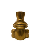 Vintage Gold Nutcracker Candle Holder