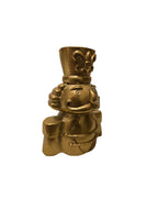 Vintage Gold Nutcracker Candle Holder